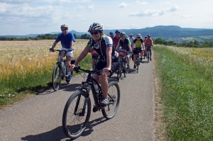 Eva Eckstein Radtour bei Balingen